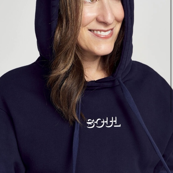 SoulCycle Ombré Gigi Hoodie / Navy XXL - Picture 2 of 9